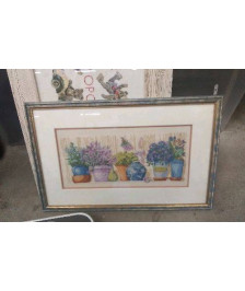 CADRE POT DE FLEURS 