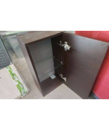 MEUBLE HAUT 1 PORTE - ETAGERE VERRE 