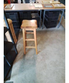 TABOURET BOIS CLAIR 