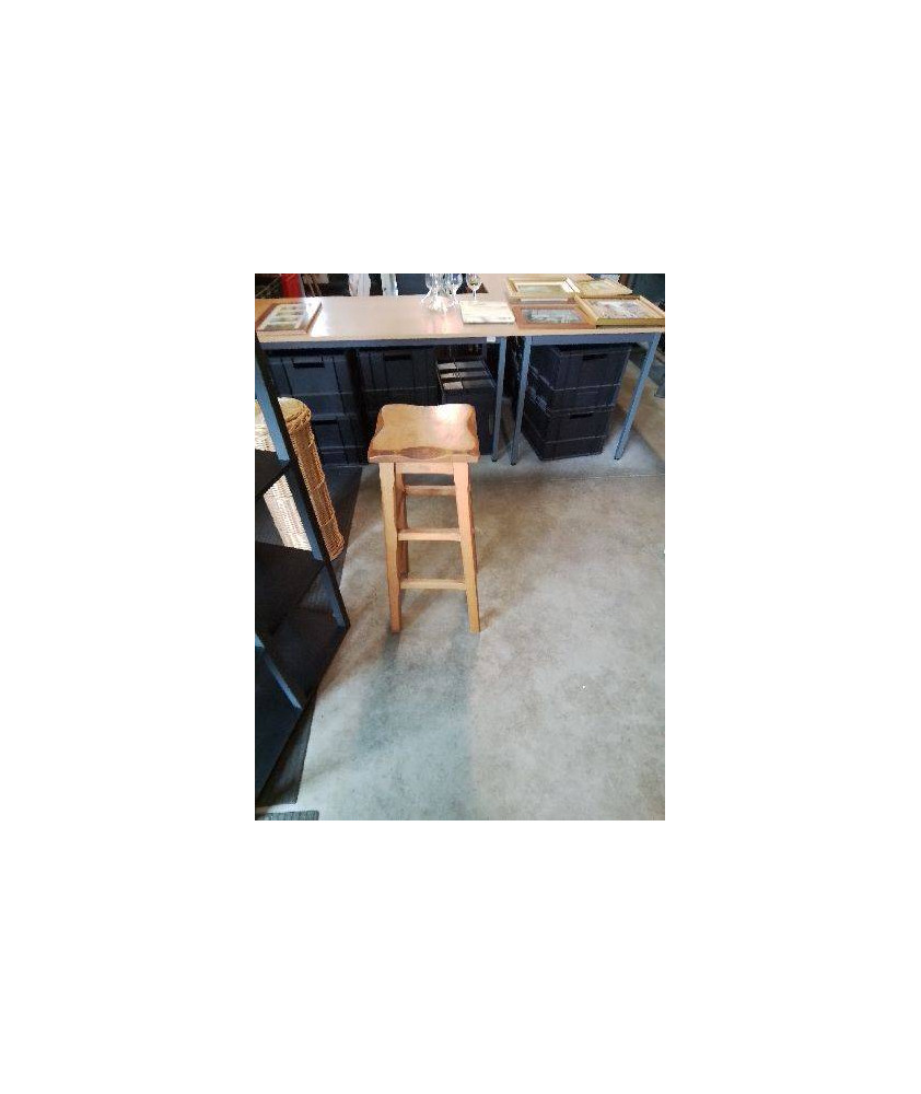 TABOURET BOIS CLAIR 
