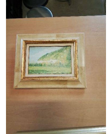 HUILE SUR TOILE LE HODE  SAINT VIGOR 16X25