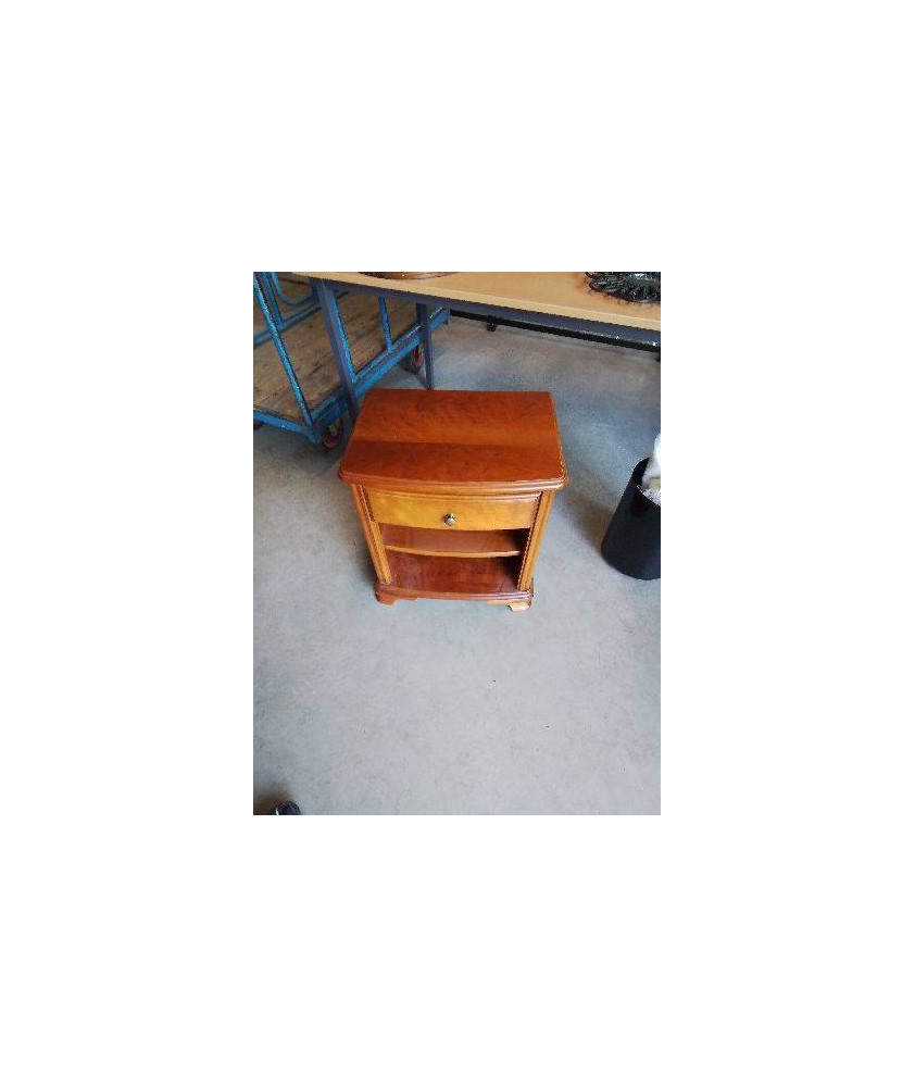 CHEVET 1 TIRORS 1 NICHE BOIS 