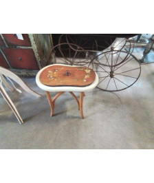 BIDET BOIS COURBE BBAC TOLE ÉMAILLÉE 
