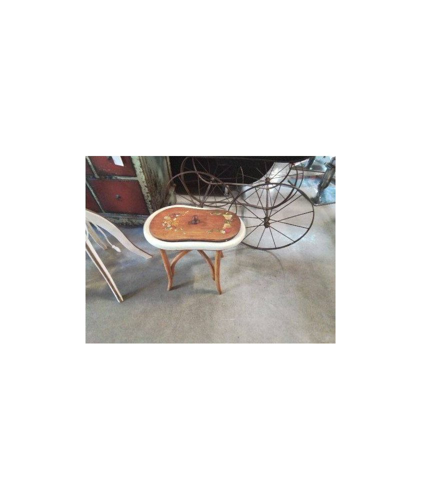 BIDET BOIS COURBE BBAC TOLE ÉMAILLÉE 