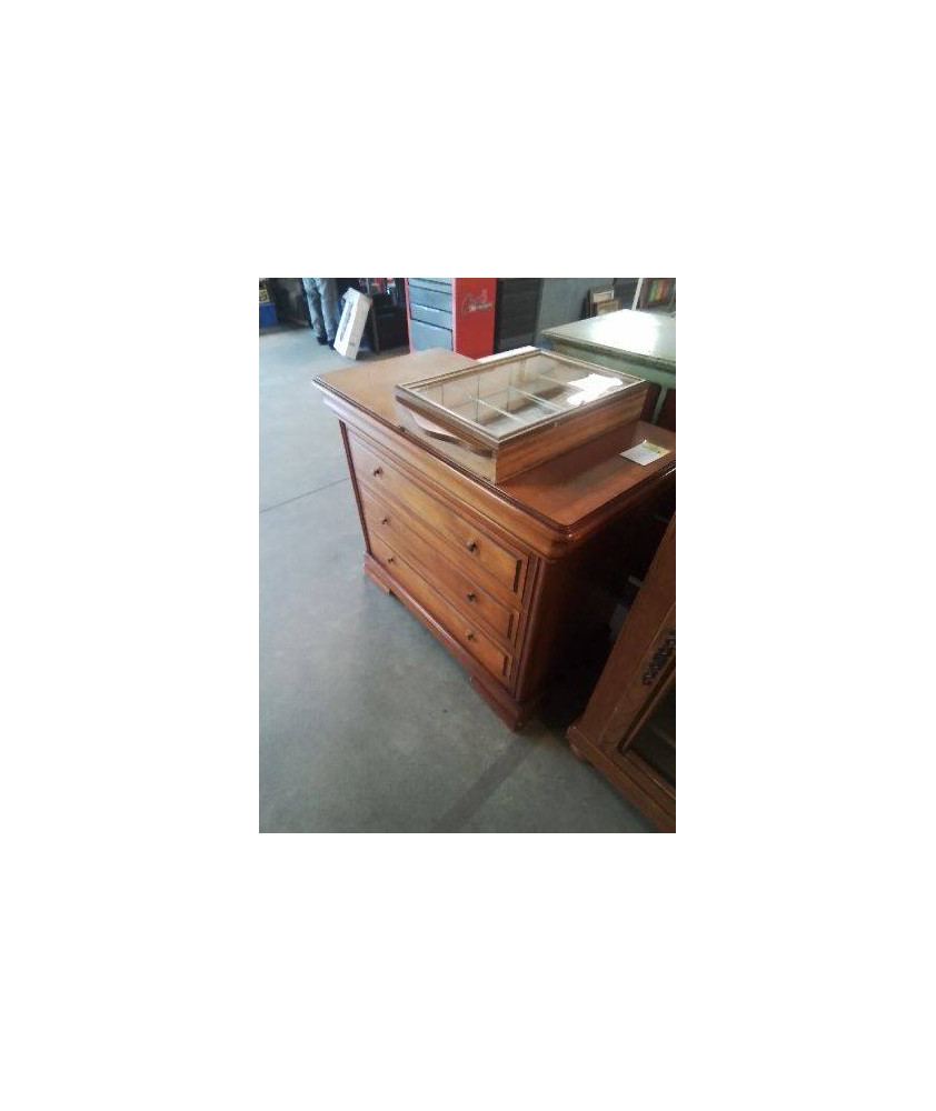 COMMODE 4 TIROIRS BOIS MOULURÉ STYLE LOUIS PHILIPPE 