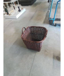 PANIÈRE CARREE VANNERIE 2 ANSES 