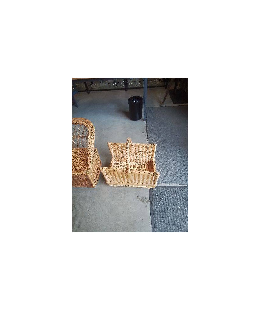 PANIER A BUCHES VANNERIE 