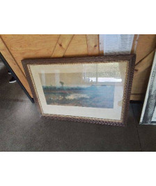 LITHOGRAPHIE BRUMES DU SOIR EMILE VAN DOREN -1865 1949-