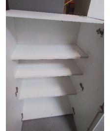 ARMOIRE DE BUREAU BOIS BLANC 2 PORTES BURONOMIC 1