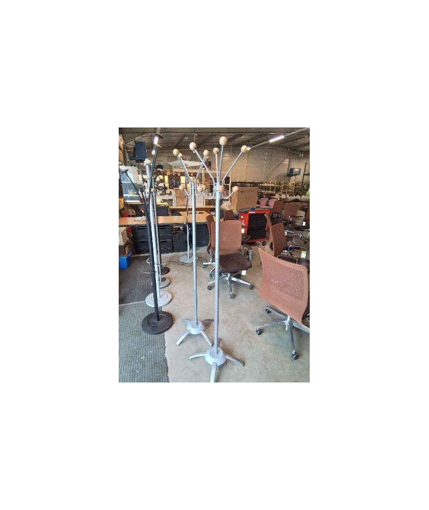 PERROQUET METAL GRIS 8 PATERES