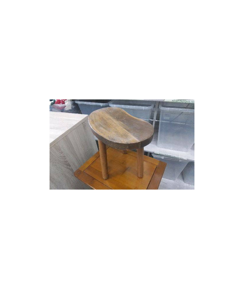 TABOURET BOIS TRIPODE  