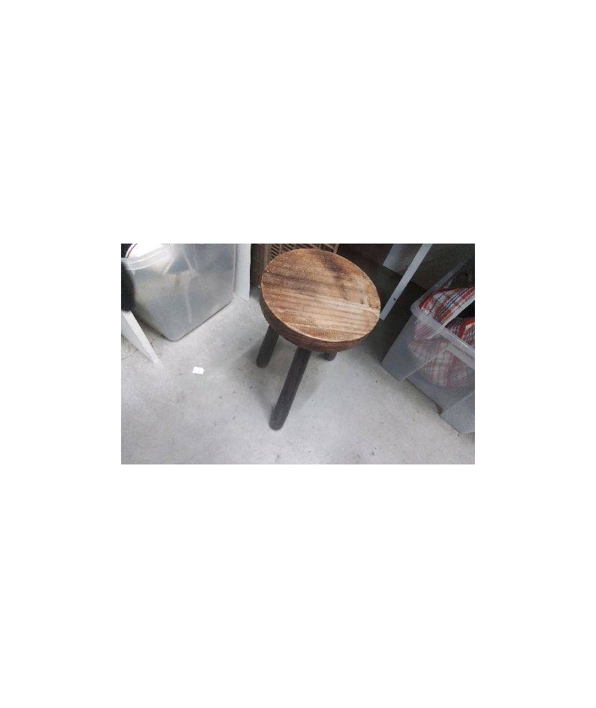 TABOURET BOIS ROND 