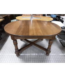 TABLE OVALE CHENE 2 ALLONGES