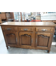 BUFFET 3 PORTES 3 TIROIRS CHENE