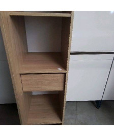 DRESSING2 COLONNES BEIGE 8 ETAGERES + 2 PENDERIES