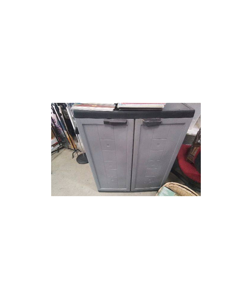 RANGEMENT PLASTIQUE 2 PORTES