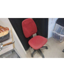 CHAISE DE BUREAU ROUGE 