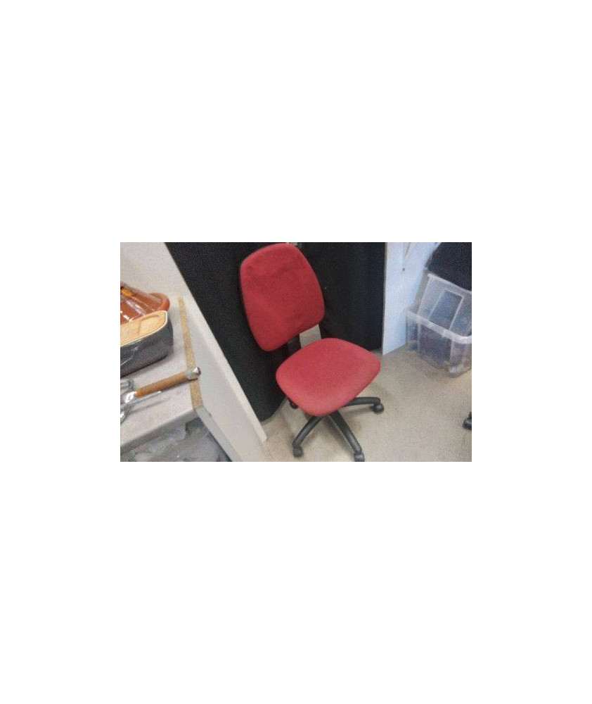 CHAISE DE BUREAU ROUGE 