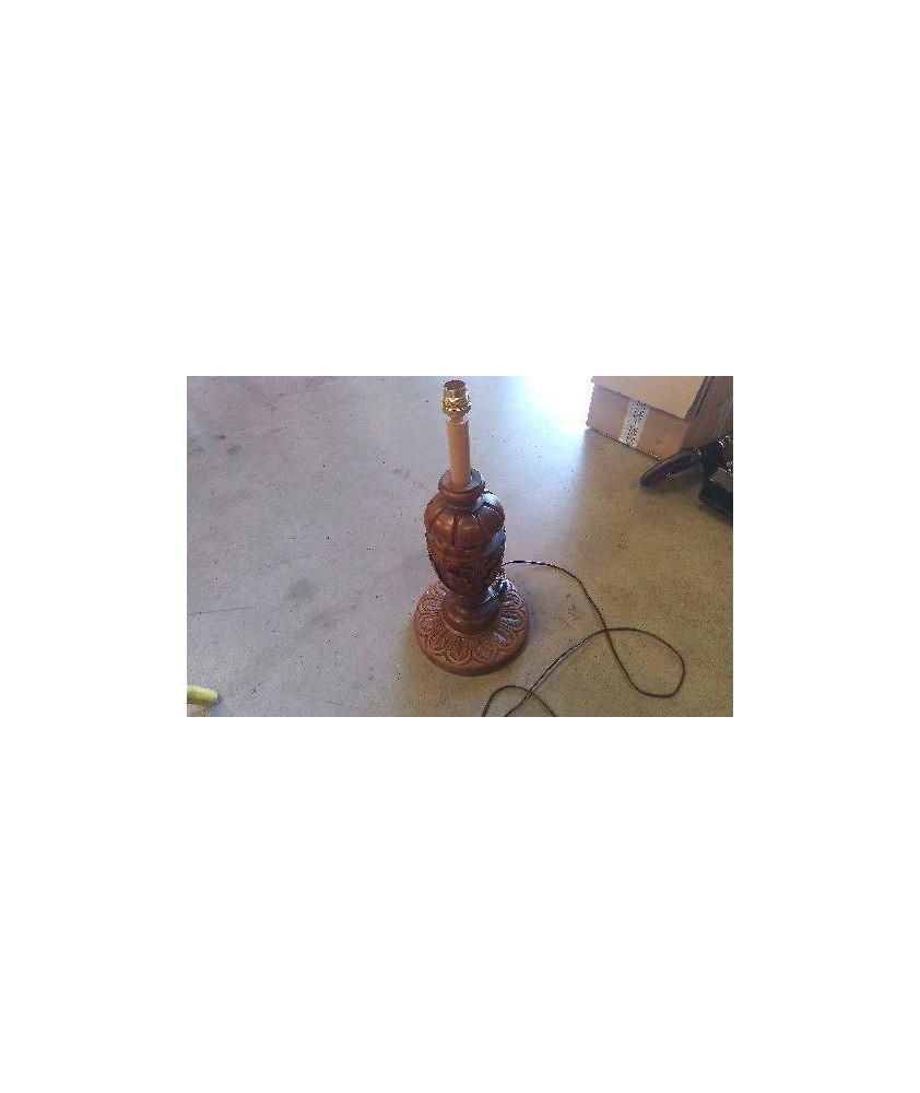 PIED DE LAMPE BOIS 