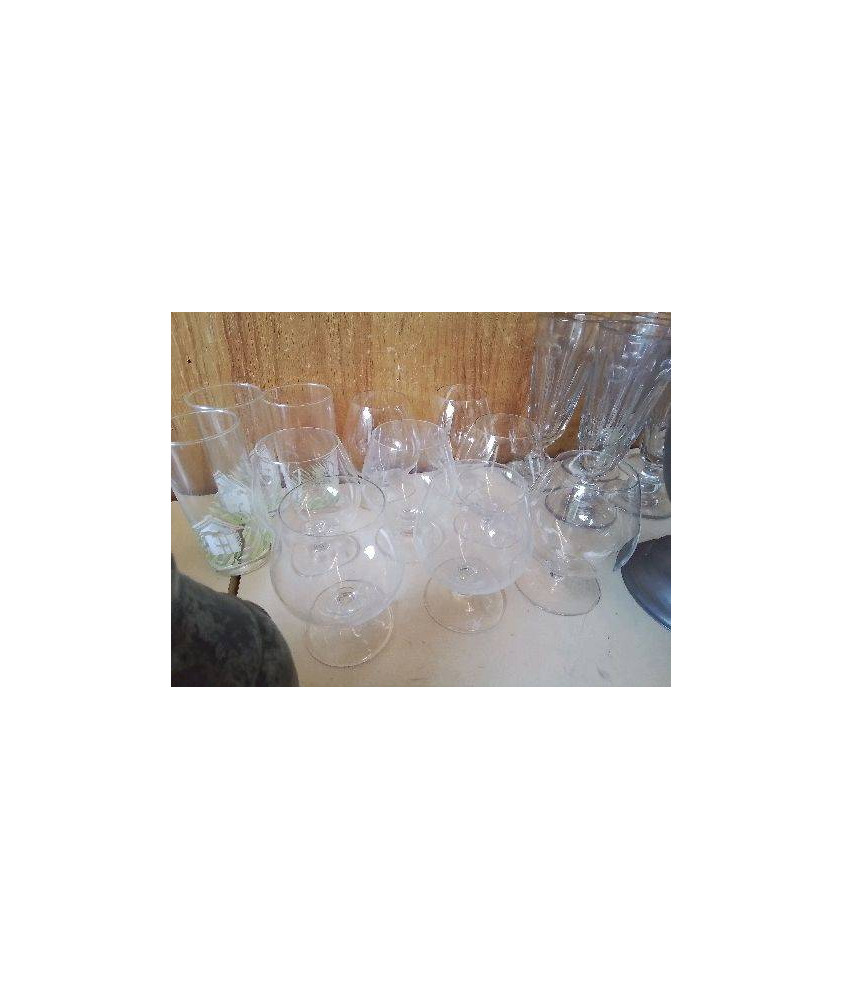 LOT DE 8 VERRES A COGNAC 