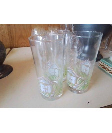 LOT DE 2 VERRES A JUS 