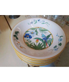 LOT DE 6 ASSIETTES CREUSES 