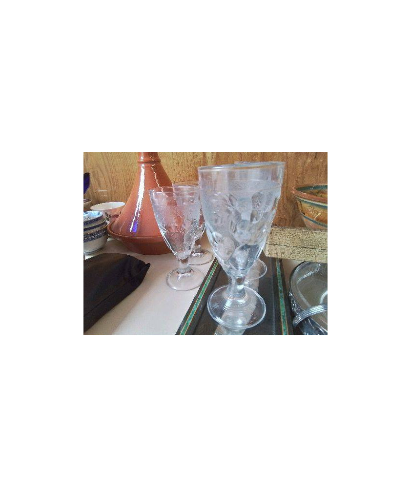 LOT DE 6 COUPES A GLACE