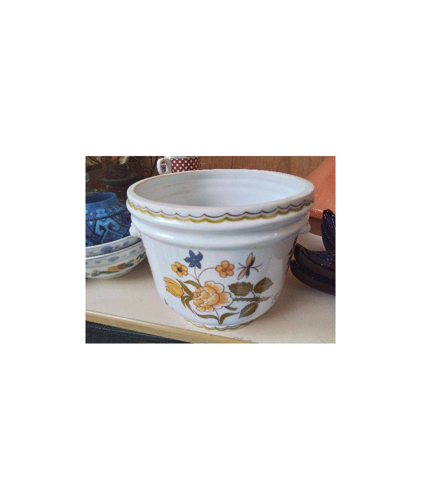 CACHE POT EN PORCELAINE 