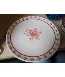 LOT DE 3 ASSIETTES EN PORCELAINE 