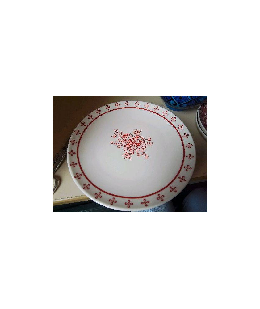 LOT DE 3 ASSIETTES EN PORCELAINE 
