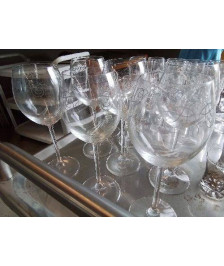LOT DE 7 VERRES A EAU 