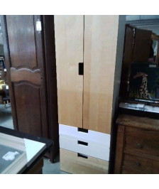 ARMOIRE IKEA 2 PORTES 3 TIROIRS