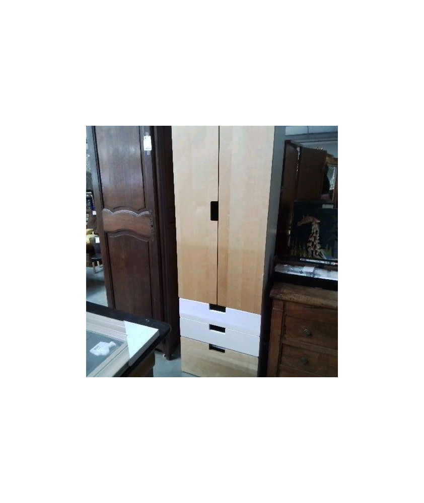 ARMOIRE IKEA 2 PORTES 3 TIROIRS