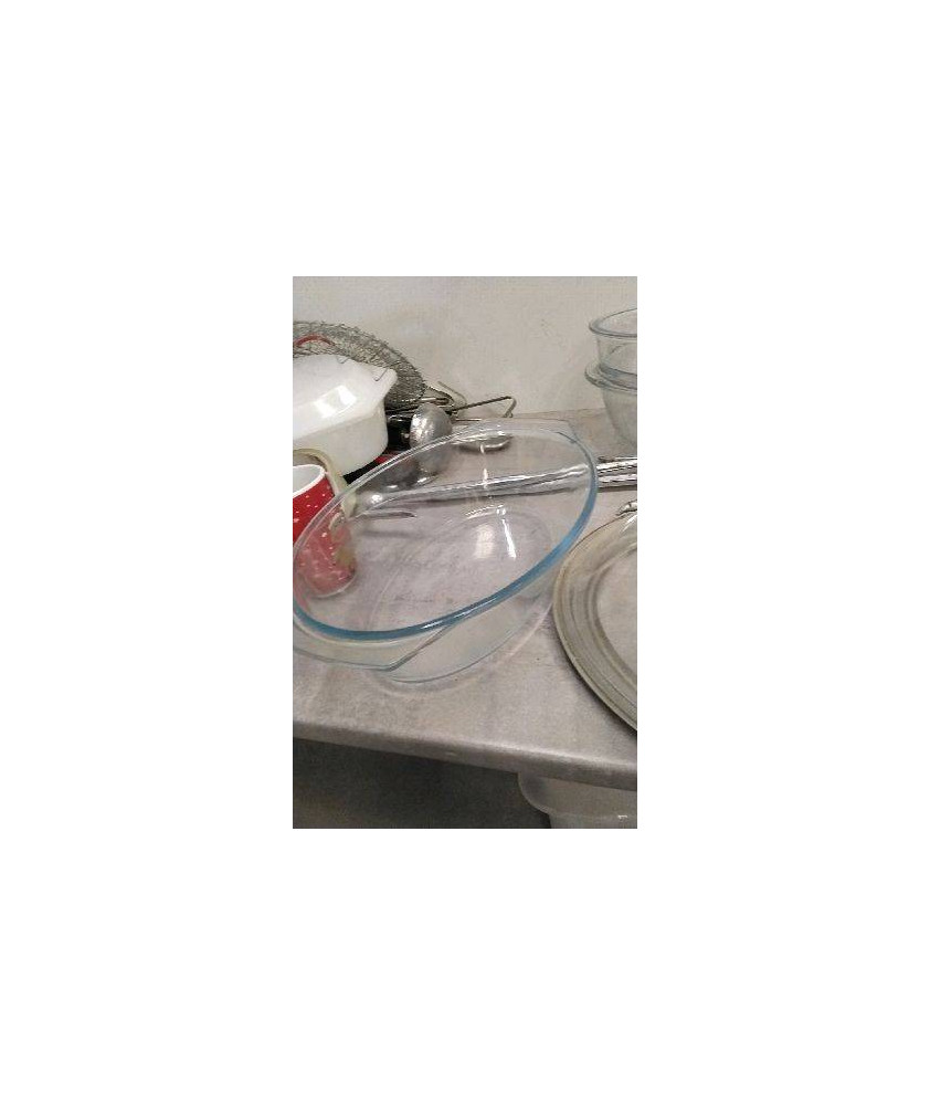 PLAT OVALE VERRE 