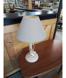 LAMPE METAL ECRU AJ TAUPE