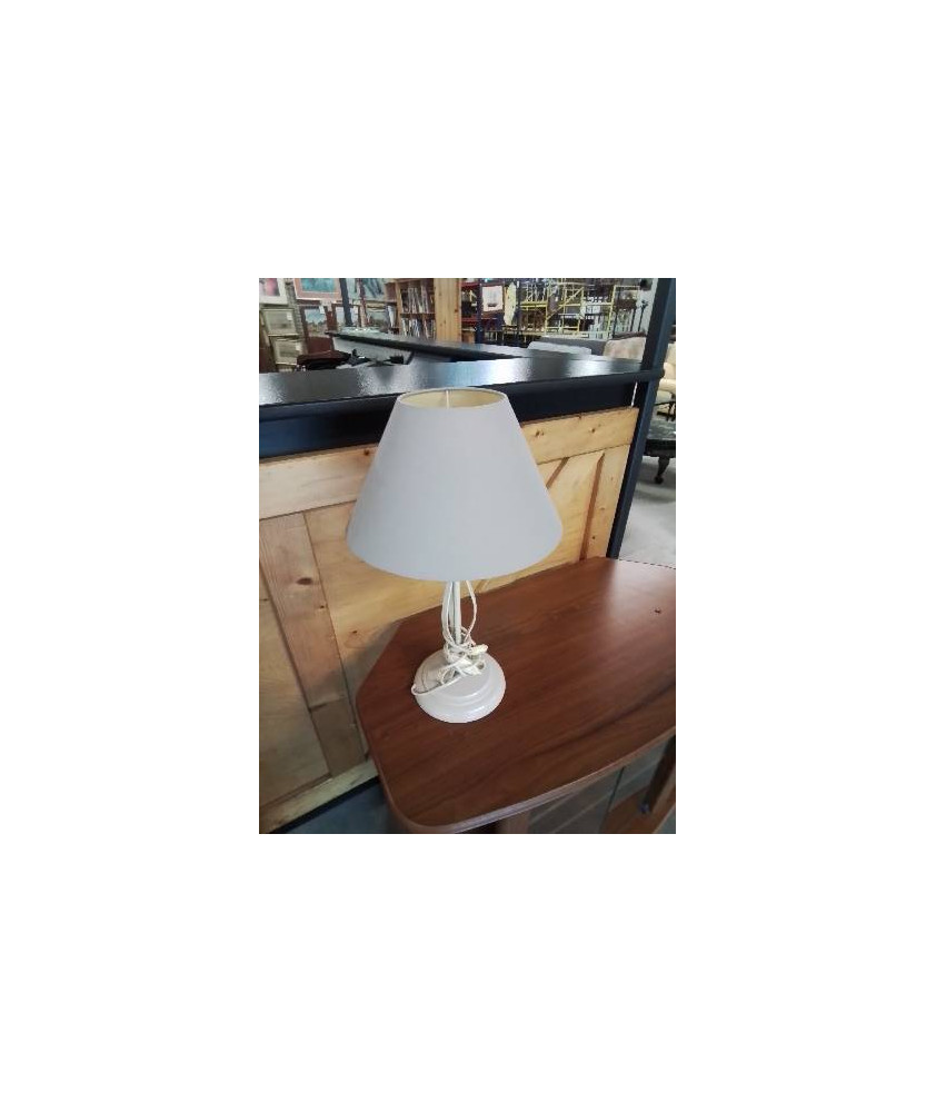 LAMPE METAL ECRU AJ TAUPE