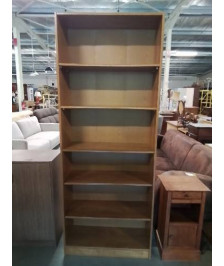 BIBLIOTHÈQUE BOIS CLAIR 6 NICHES 
