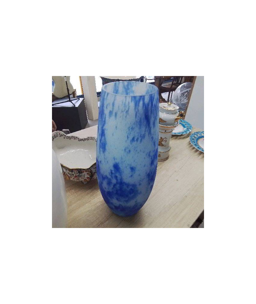 VASE PATE DE VERRE VERRERIE DE NANCY SIGNÉ