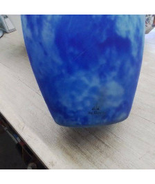 VASE PATE DE VERRE VERRERIE DE NANCY SIGNÉ