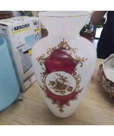 VASE OPALINE BLANC