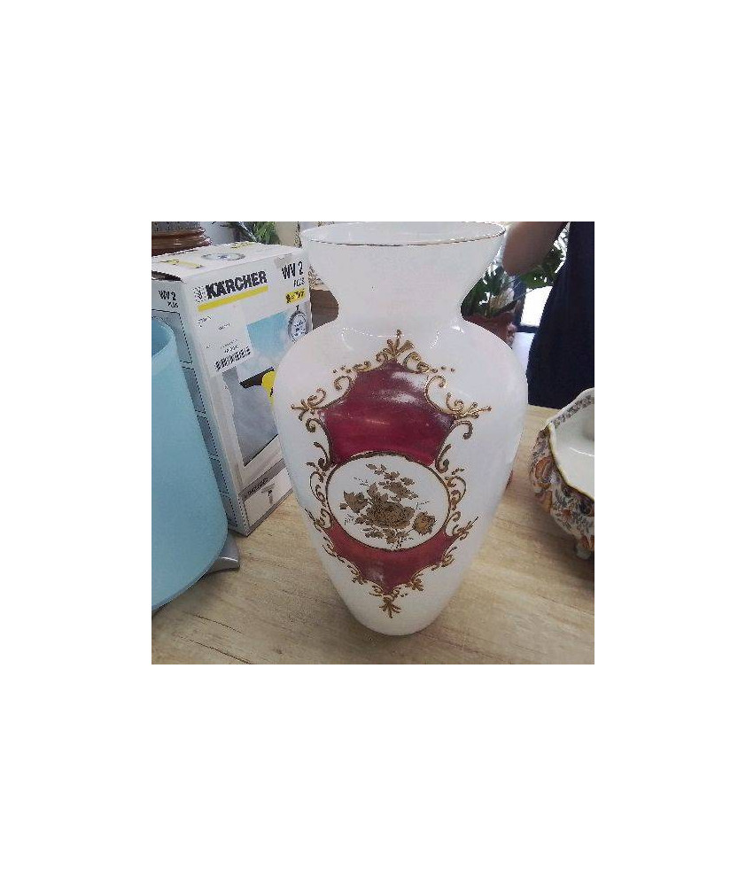 VASE OPALINE BLANC