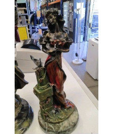 DECO STATUETTE FEMME OISEAU - EN L’ETAT