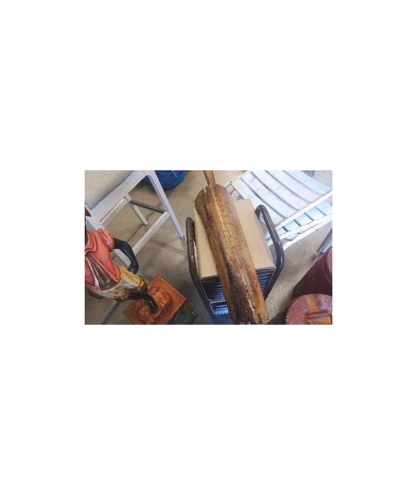 DECO PELLE A GRAIN - BOIS- FIN 19EME - EN L’ETAT