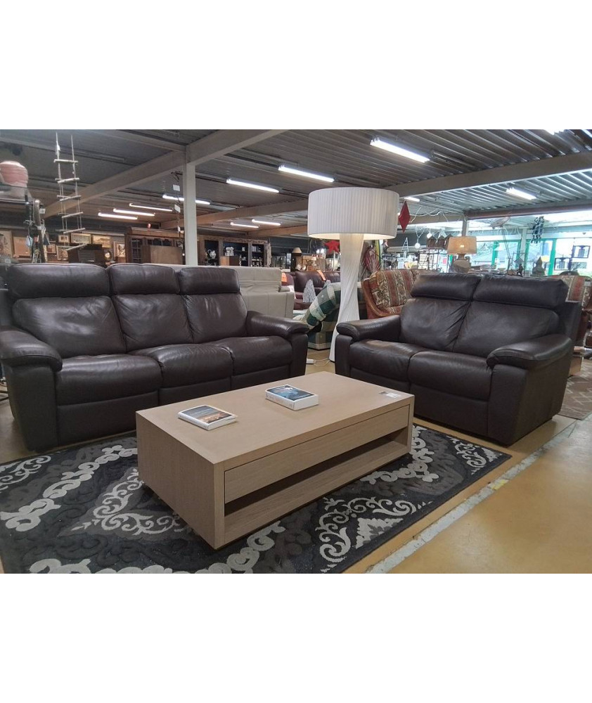 SALON 3+2  CUIR 2 RELAX ELECTRIQUES