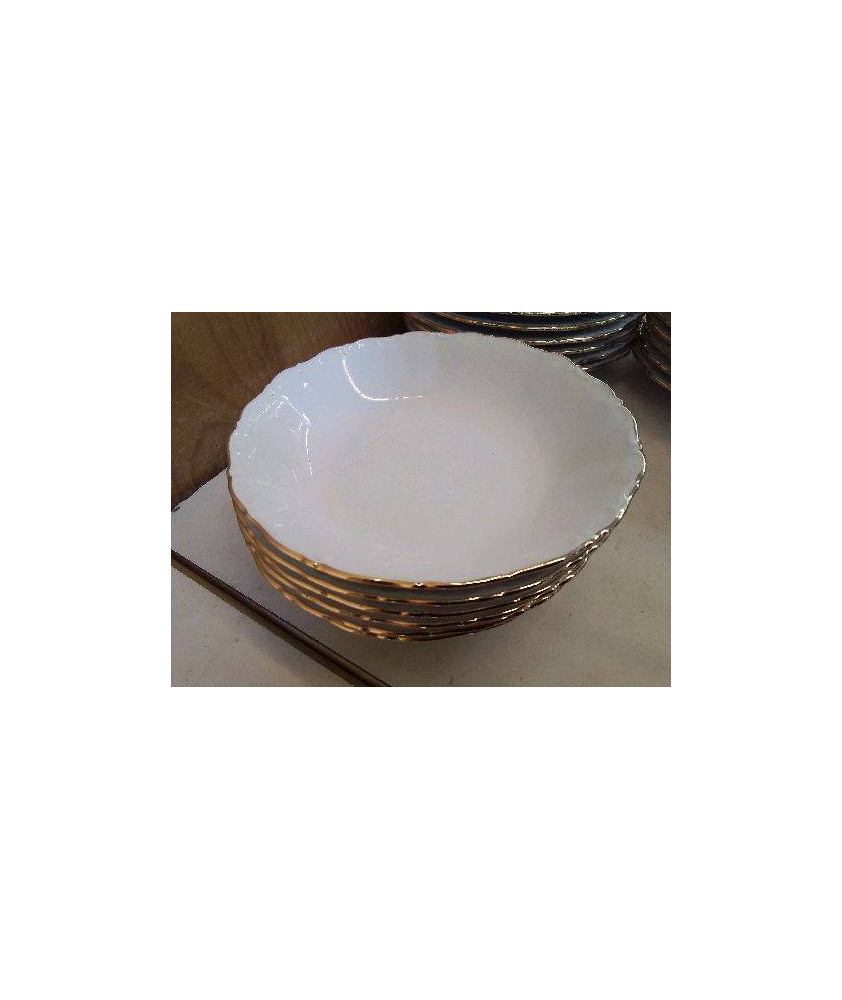 LOT DE 6 ASSIETTES EN PORCELAINE 