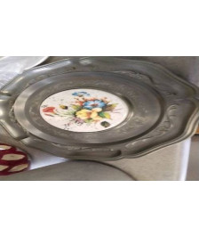 DECO ASSIETTE ÉTAIN 