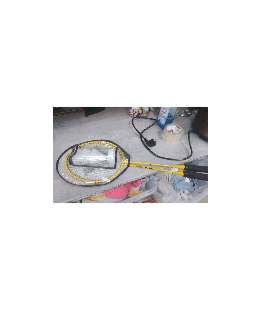 RAQUETTES BADMINTON X2 + VOLANTS 