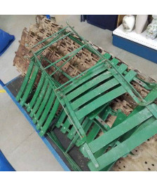 LOT DE 4 CHAISES PLIANTES VERTES