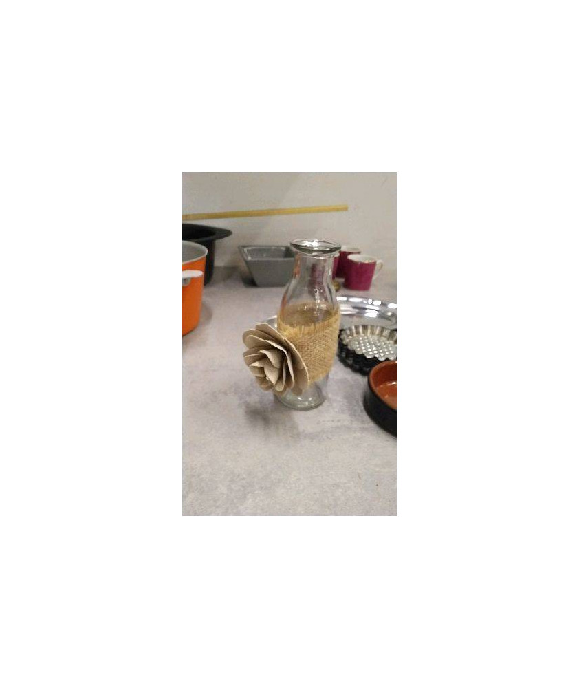 VASE VERRE DECORE  PM 