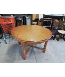 TABLE RONDE CHÊNE CLAIR 